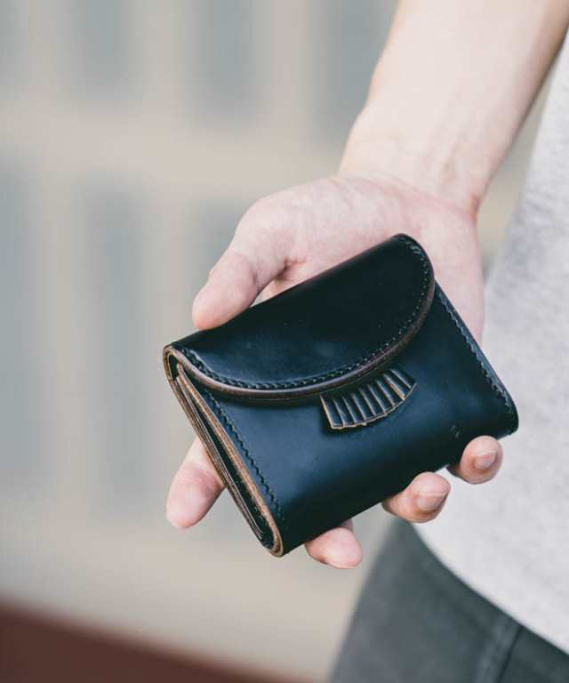 RE:FORM ブラック ミニ財布 コンパクト