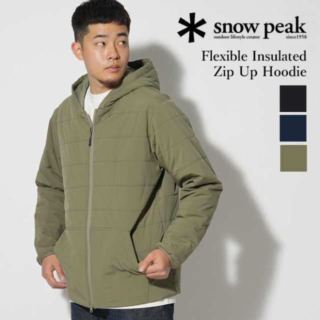 snow peak スノーピーク Flexible Insulated Zip Up Hoodie