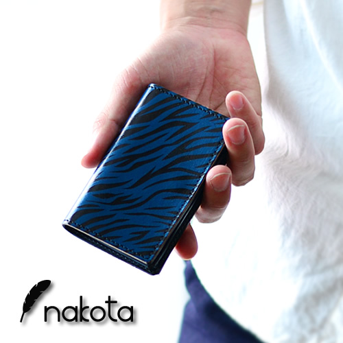 Nakota(ナコタ)ZEBRA CARDCASE ゼブラ カード ケース 日本製大人だからこそ惹かれる個性。Nakota初のセブラ柄 ゼブラ アニマル 革 ヌメ革