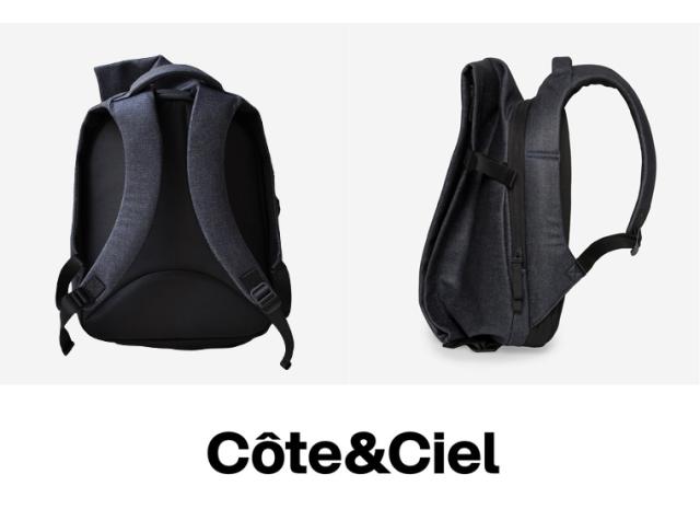 Cote＆Ciel (コート エ シェル) ISAR SMALL DENIM イザール リュック 13インチPC デニム スモール バックパック デイバッグ 鞄 メンズ レ_1