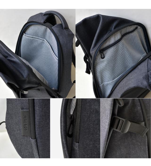 Cote＆Ciel (コート エ シェル) ISAR SMALL DENIM イザール リュック 13インチPC デニム スモール バックパック デイバッグ 鞄 メンズ レ_2