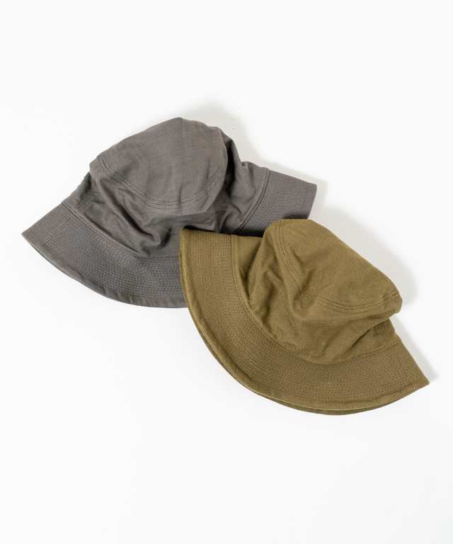 HIGHER ハイヤー ARMY SERGE BUCKETHAT HAT アーミーサージ
