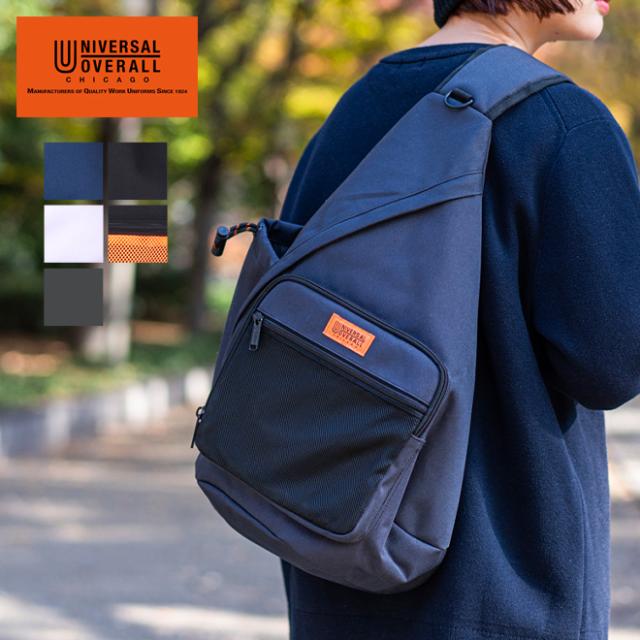 UNIVERSALOVERALL ワンショルダー ボディーバッグ バッグ 大きめ 大容量 三角型 A4 ワンショル シンプル 無地 収納 メンズ レディース ギフト 春 夏