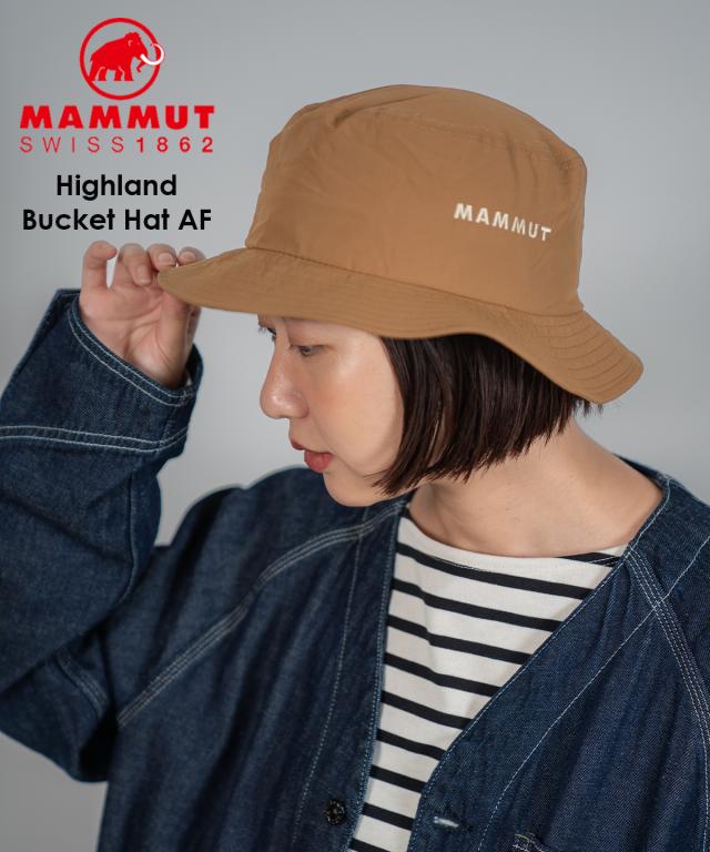 mammut マムート ハイランド バケット ハット 帽子  バケットハット 防風 防水 速乾 メンズ レディース キャンプ アウトドア アジアンフィット キャンプ 釣り アウトドア 登山 GORE-TEX 高機能 高性能 丈夫 強い 頑丈 手洗い可能 黒 緑_1