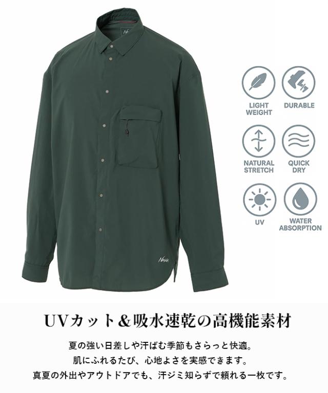 NANGA ナンガ PLC EXCURSION SHIRT 長袖シャツ メンズ レディース
