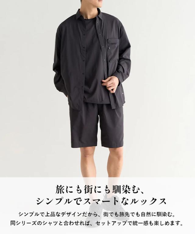 NANGA ナンガ PLC EXCURSION SHORTS ショートパンツ ハーフパンツ 短パン メンズ レディース パッカブル 軽量 コンパクト 持ち運び 吸水速乾 キャンプ アウトドア フェス_5