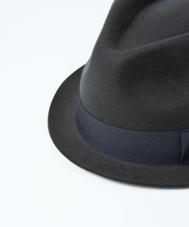 ReqHatter  【レックハッター】 SHORT BRIM HAT 帽子 ハット フェルトハット メンズ レディース ウール ブラック_8