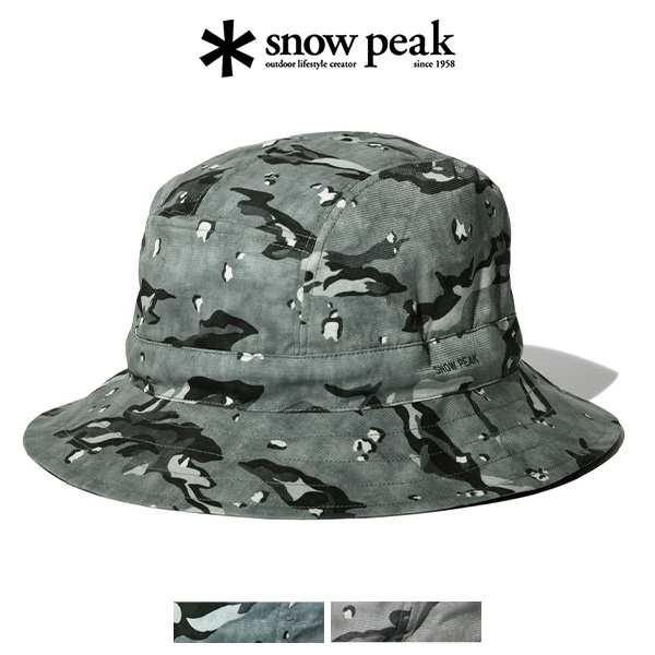 snowpeak スノーピーク Printed Breathable Quick Dry Hat プリンティッド ブリーザブル クイック ドライ ハット帽子 メンズ レディース