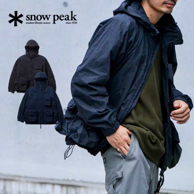 snowpeak スノーピーク Indigo C/N Parka パーカー アウター メンズ レディース 秋 冬 大きいサイズ ブランド ブラック インディゴ アウ