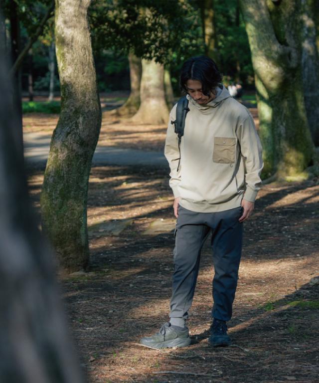 snowpeak スノーピーク Insect Shield Hoodie インセクトシールド フーディー パーカー 長袖 メンズ レディース ユニセックス 防虫加工 高機能素材 ストレッチ 春 夏 アウトドア キャンプ 軽量 防シワ_9