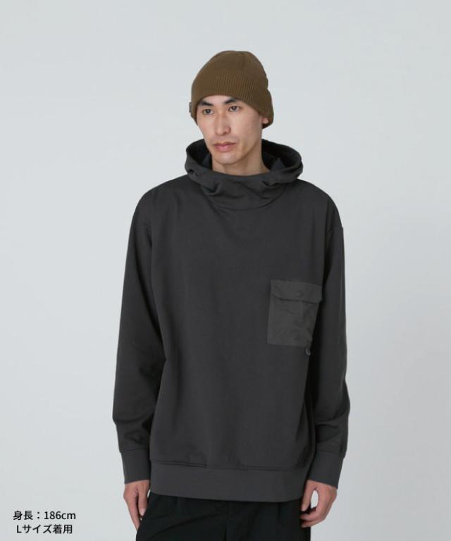 snowpeak スノーピーク Insect Shield Hoodie インセクトシールド フーディー パーカー 長袖 メンズ レディース ユニセックス 防虫加工 高機能素材 ストレッチ 春 夏 アウトドア キャンプ 軽量 防シワ_6