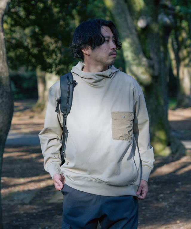 snowpeak スノーピーク Insect Shield Hoodie インセクトシールド フーディー パーカー 長袖 メンズ レディース ユニセックス 防虫加工 高機能素材 ストレッチ 春 夏 アウトドア キャンプ 軽量 防シワ_8