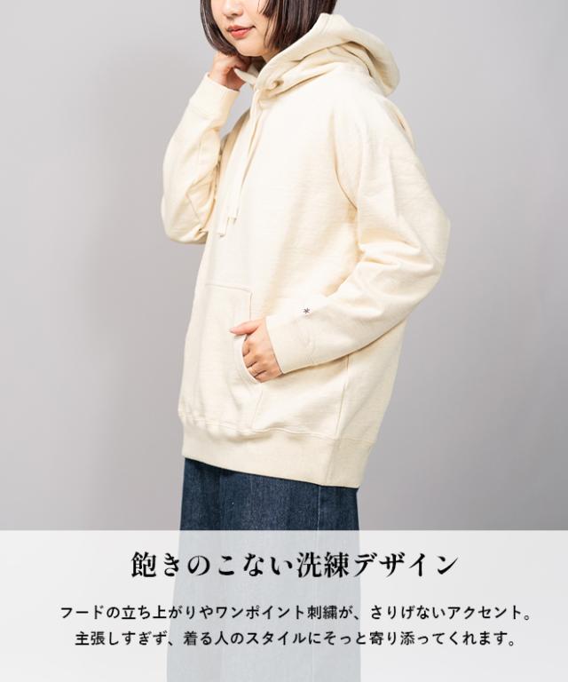 snowpeak スノーピーク リサイクル コットン フーディー Recycled Cotton Hoodie 無地 シンプル ウェア パーカー スウェット メンズ レディース S M L XL 秋 冬 キャンプ 大きめ_4