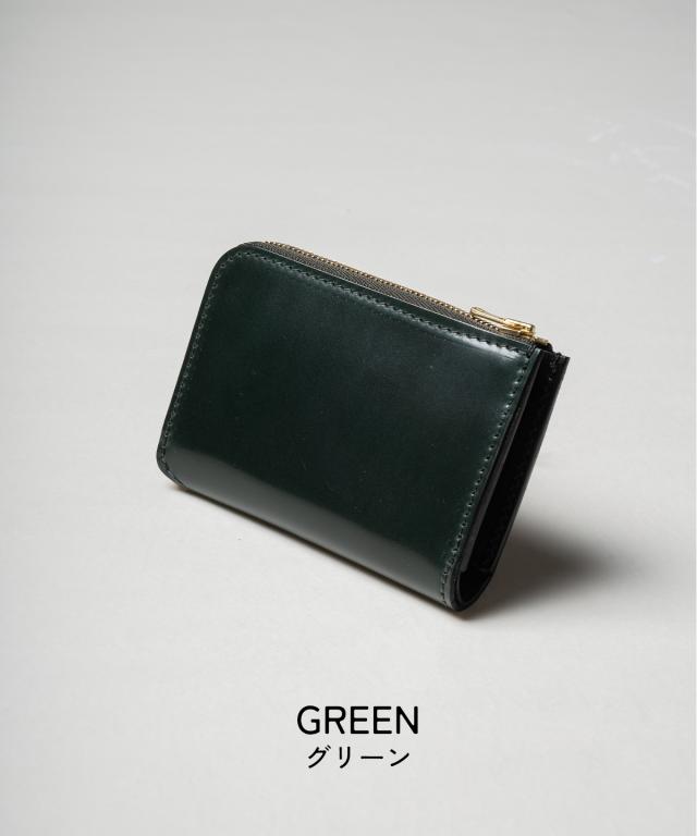 REACT リアクト SHELL CORDVAN L ZIP COMPACT WALLET 財布 メンズ レディース 革 コードバン レザー 日本製 プレゼント ギフト 贈り物 お祝い 小さい ミニ_16