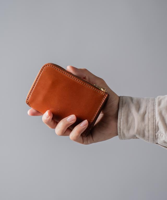 REACT リアクト SHELL CORDVAN L ZIP COMPACT WALLET 財布 メンズ レディース 革 コードバン レザー 日本製 プレゼント ギフト 贈り物 お祝い 小さい ミニ_2