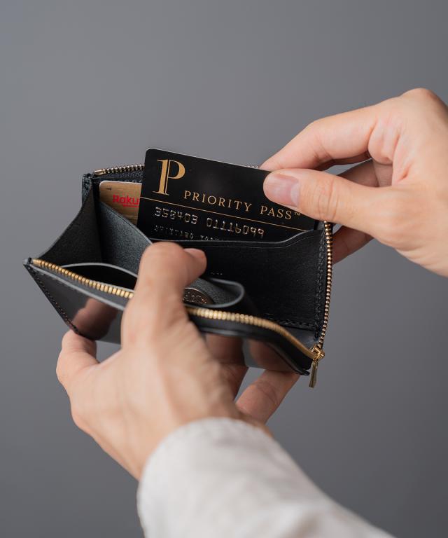 REACT リアクト SHELL CORDVAN L ZIP COMPACT WALLET 財布 メンズ レディース 革 コードバン レザー 日本製 プレゼント ギフト 贈り物 お祝い 小さい ミニ_8