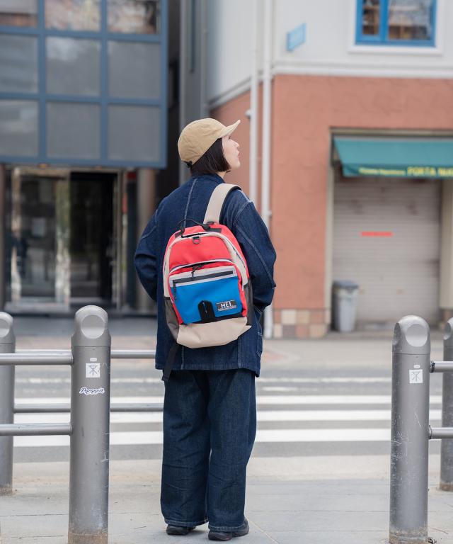 MEI メイ BASIC SCHOOL PACK M リュック 通学 リュックサック バックパック スクバ スクールリュック 部活 サブバッグ 通学リュック メイオーシャン_5