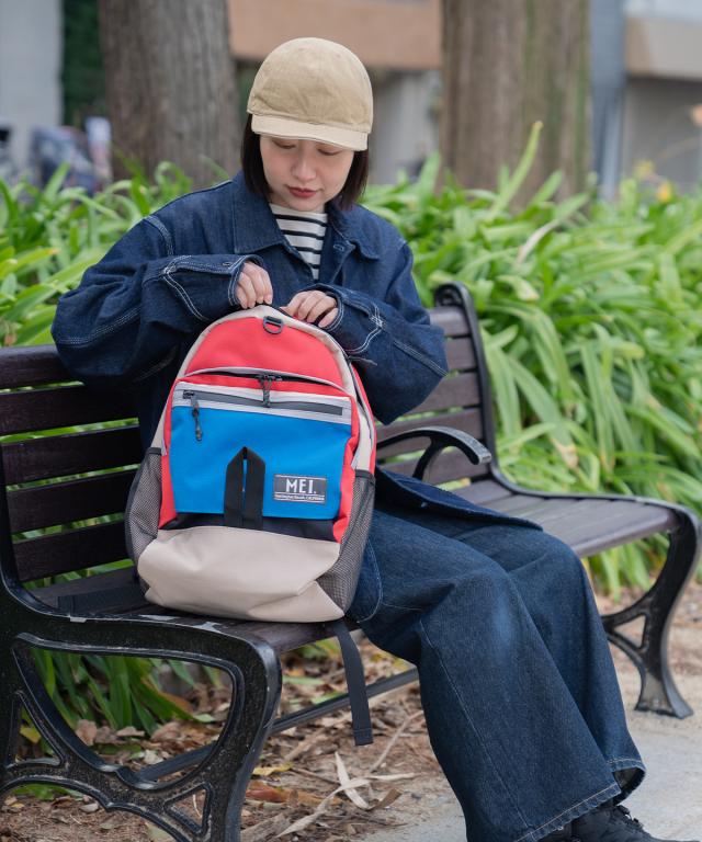 MEI メイ BASIC SCHOOL PACK M リュック 通学 リュックサック バックパック スクバ スクールリュック 部活 サブバッグ 通学リュック メイオーシャン_6
