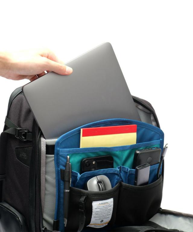 AS2OV アッソブ  BLEISURE BACK PACK M バックパック リュック ビジネス 旅行 耐水 36L シンプル_10
