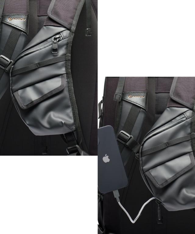 AS2OV アッソブ  BLEISURE BACK PACK M バックパック リュック ビジネス 旅行 耐水 36L シンプル_13