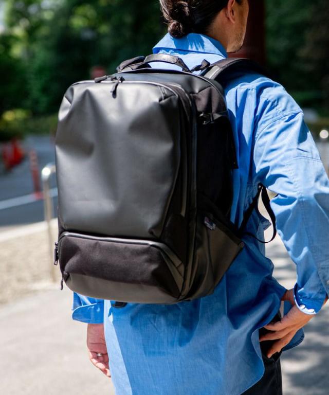AS2OV アッソブ  BLEISURE BACK PACK M バックパック リュック ビジネス 旅行 耐水 36L シンプル_3