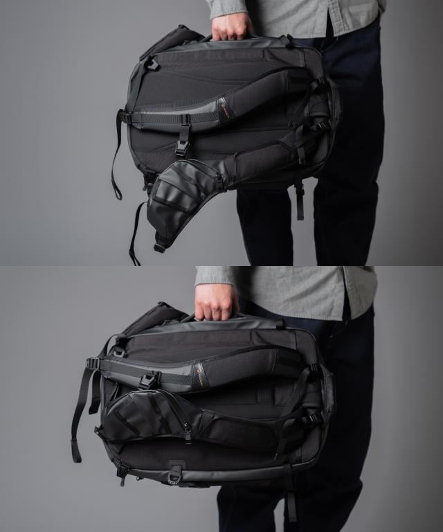 AS2OV アッソブ  BLEISURE BACK PACK M バックパック リュック ビジネス 旅行 耐水 36L シンプル_4