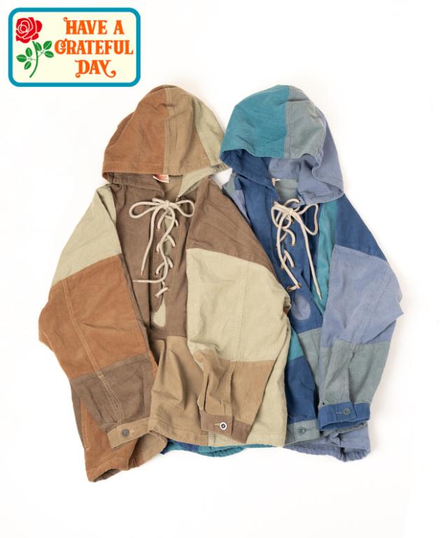 HAVE A GRATEFUL DAY LACE UP HOODIE ハブ ア グレートフル デイ レース アップ フーディー パーカー アウター メンズ レディース パッチワーク_12