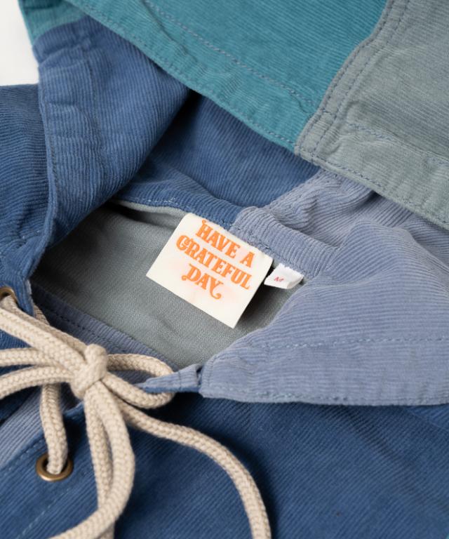 HAVE A GRATEFUL DAY LACE UP HOODIE ハブ ア グレートフル デイ レース アップ フーディー パーカー アウター メンズ レディース パッチワーク_13