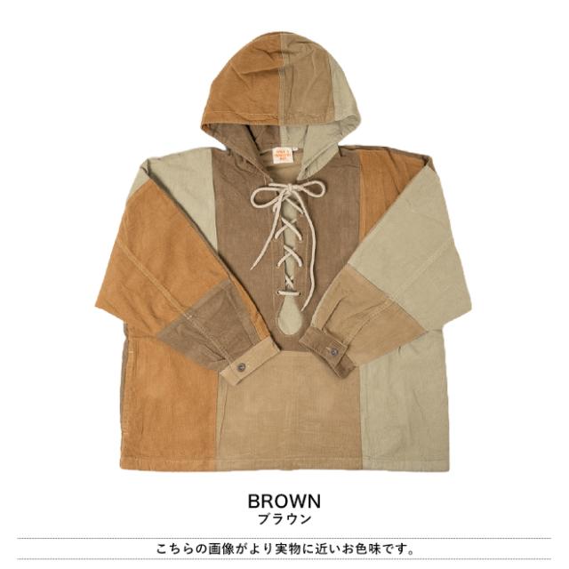 HAVE A GRATEFUL DAY LACE UP HOODIE ハブ ア グレートフル デイ レース アップ フーディー パーカー アウター メンズ レディース パッチワーク_14