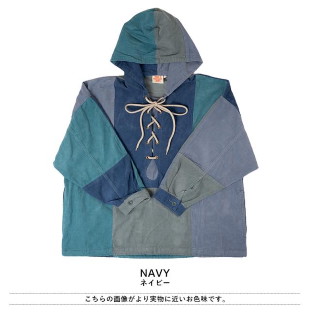 HAVE A GRATEFUL DAY LACE UP HOODIE ハブ ア グレートフル デイ レース アップ フーディー パーカー アウター メンズ レディース パッチワーク_15