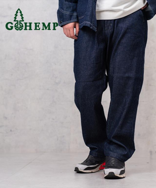 GOHEMP ゴーヘンプ EASY STRAIGHT PANTS  onewash ワンウォッシュ デニム パンツ デニムパンツ ヘンプコットン ストレート メンズ レディース 春 夏 秋 冬