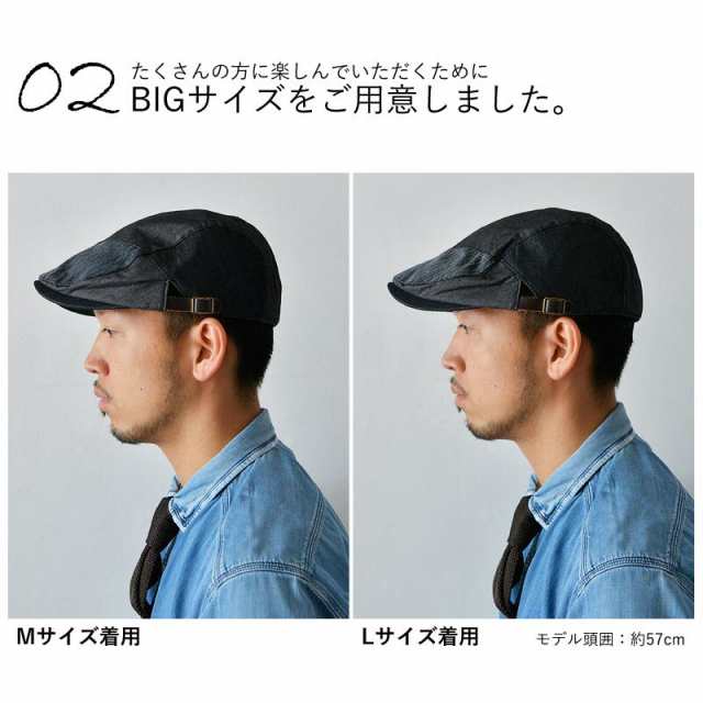 帽子 ハンチング メンズ レディース 大きいサイズ ビックサイズ