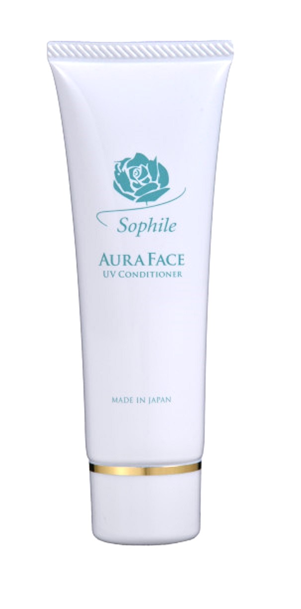 送料無料 1000円クーポンもらえる 2本セット 翌日配送 ソフィール化粧品 オーラフェイスＵＶコンディショナー50g×2　トーンアップ 化粧下地 日焼け止め おしろい効果 クーポンプレゼント 翌日配送 ソフィール化粧品 オーラフェイスUV