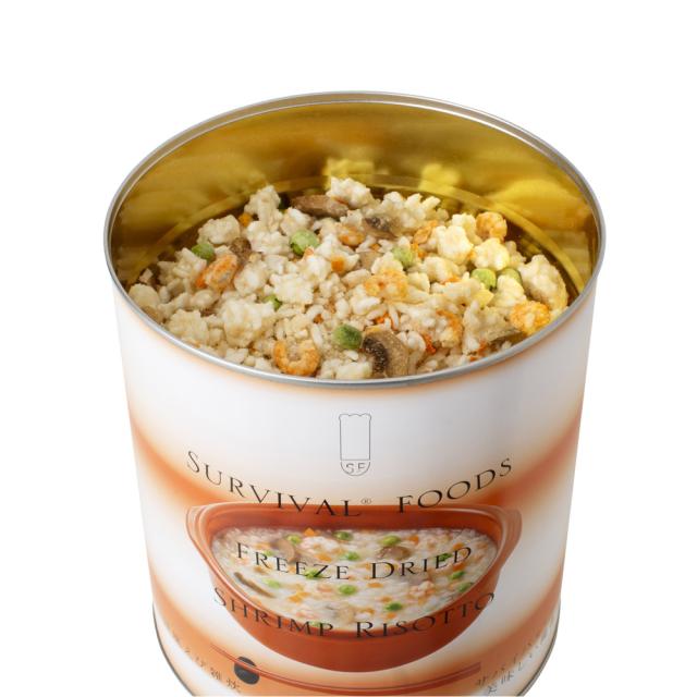 サバイバルフーズ 超 長期保存食 小缶 バラエティセット 洋風雑炊 洋風とり雑炊3缶 洋風えび雑炊3缶 指定日不可 送料無料 25年 備蓄食 セイエンタプライズ_2