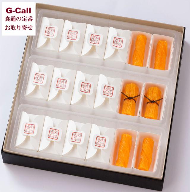 松屋利右衛門 鶏卵素麺詰合わせ ひねり12個 たばね6個 北海道・沖縄送料別 福岡 鶏卵 そうめん 和菓子 南蛮菓子 けいらんそうめん 日本三大銘菓 まつやりえもん