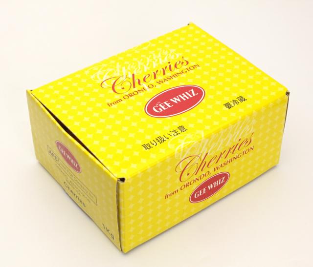 ワシントン州産 レイニアチェリー 約1kg 送料無料 7月上旬から7月中旬出荷 イエローボックス又は黒化粧箱 果物 アメリカ オービルフルーツ UVIL FRUIT GEE WHIZ_8