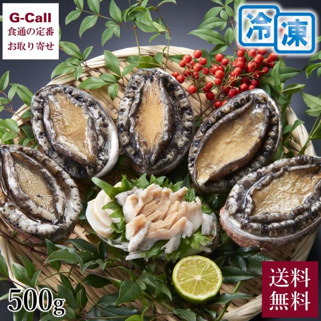 野村海産 三陸冷凍エゾ鮑 500g 4〜5個 鮑むきヘラ 軍手 レシピ付 北海道/四国/九州・沖縄送料別 冷凍 アワビ 鮑 あわび 三陸 海鮮 ギフト   貝