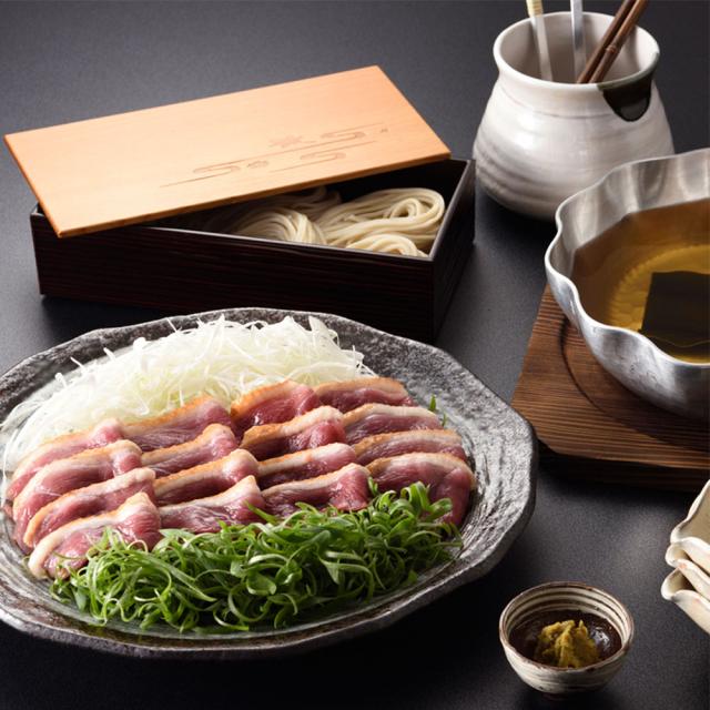 【指定日必須】 下鴨茶寮 合鴨と葱の出汁しゃぶ 3人前 送料無料 合鴨 鴨 しゃぶしゃぶ 出汁 蕎麦 そば 九条葱 白葱 京都 料亭 ギフト メーカー直送_1