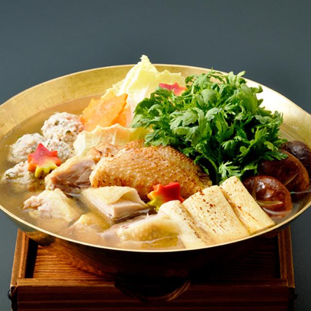 創業安政三年 下鴨茶寮 熊本県産 天草大王の水炊き 3人前 送料無料 冷蔵 惣菜 お鍋 天草大王 もも肉 つみれ 手羽先 野菜 豆腐 鶏出汁 簡単調理 老舗 お取り寄せ_5