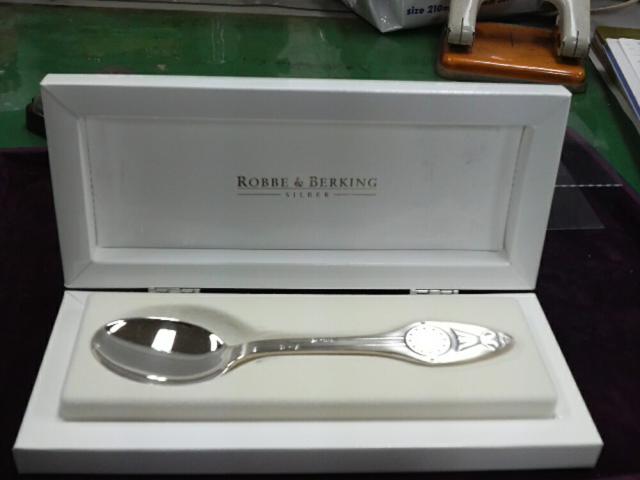 ROBBE&BERKING　銀製バーススプーン 銀製 バースレコードスプーン | 銀製品,誕生記念品 | 森銀器