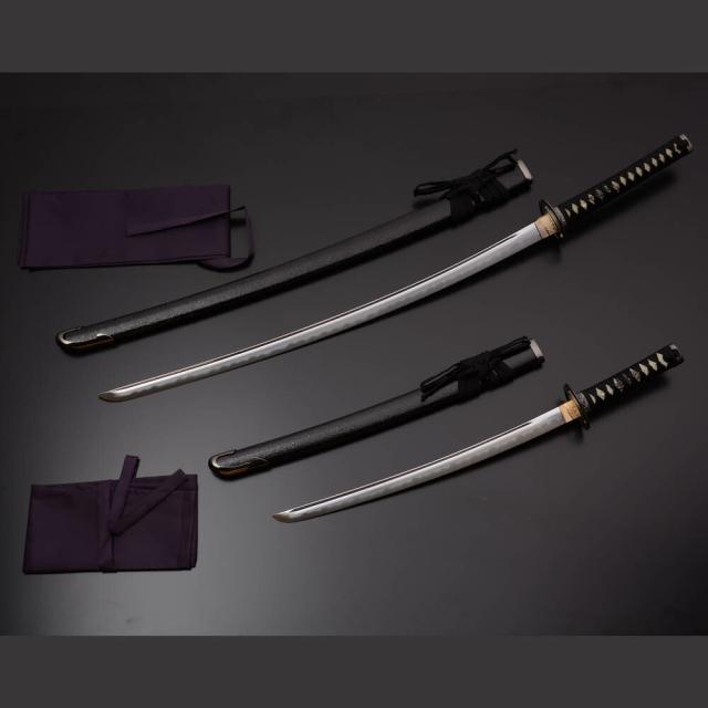 宮本武蔵 愛刀 和泉守兼重 送料無料 美術刀剣 鑑賞用 模造刀 日本刀 亜鉛合金製 大刀 小刀 セットの通販は