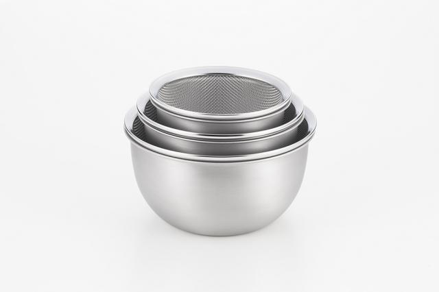 ヨシカワ 燕三条製 深型ボウル ザル 6点セット 送料無料 調理 料理 調理器具 ざる ボール キッチン 丈夫 ステンレス キッチン用品 高品質 新潟県 メーカー直送_1