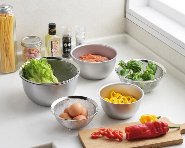 ヨシカワ 燕三条製 深型ボウル ザル 6点セット 送料無料 調理 料理 調理器具 ざる ボール キッチン 丈夫 ステンレス キッチン用品 高品質 新潟県 メーカー直送_6