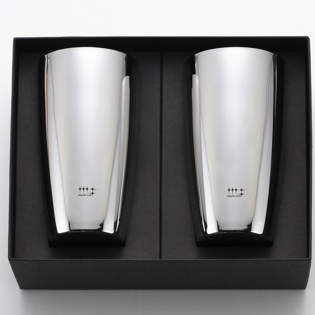 ヨシカワ 磨き屋シンジケート 二重ビアタンブラー 2個 送料無料 タンブラー グラス 酒器 コップ 食器 ビールグラス ジョッキ ステンレス 生産者直送 新潟 燕市_1