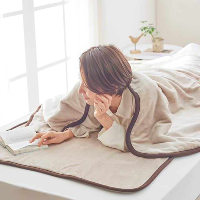 ディーブレス 洗える電気毛布 HEAT CRACKER ADVANCE 敷き 1枚 送料無料 アイボリー ブラウン 毛布 寝具 インテリア 睡眠 タイマー リビング 快眠 ふとん 丸洗いの通販は