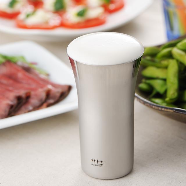 ヨシカワ 磨き屋シンジケート 一口ビール 190ml 2個 送料無料 新潟県 燕市 タンブラー ステンレス お酒 コップ 食器 ドリンク 小さめ ビール メーカー直送