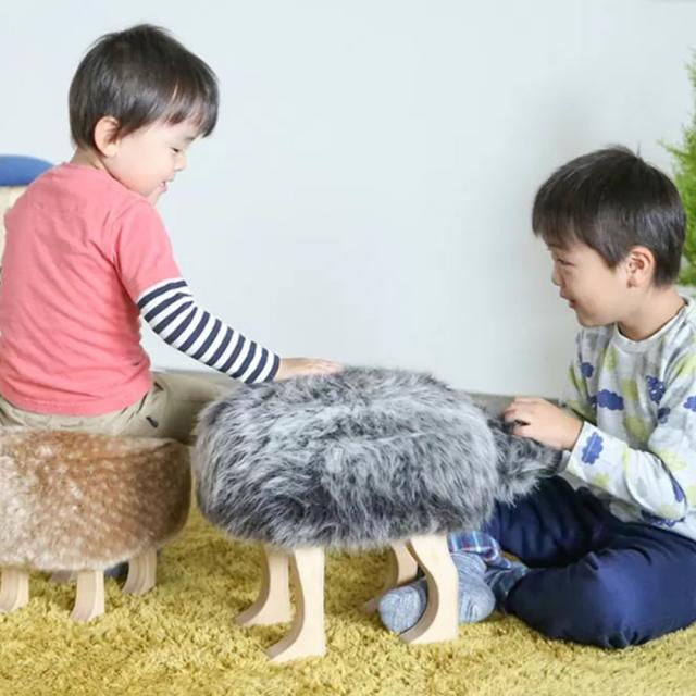 アニマルスツール 匠工芸 |ANIMAL STOOL コヨーテブラウン Sサイズ