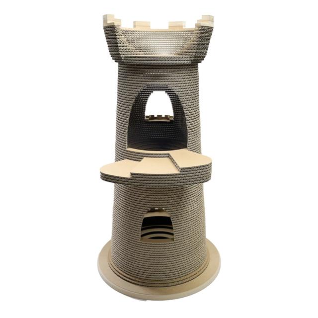 猫家具専門 カリカリーナ Castello カスッテロ グランデ 送料無料 ねこ 猫 ペット家具専門店 Caricarina キャットタワー 段ボール メーカー直送