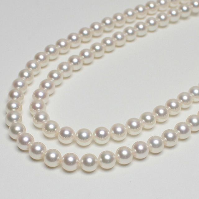 パールハヤシ 7.5〜8mm アコヤ真珠 ロングネックレス オペラ 約83cm 指定日不可 送料無料 パール ネックレス 真珠 お取り寄せ メーカー直送