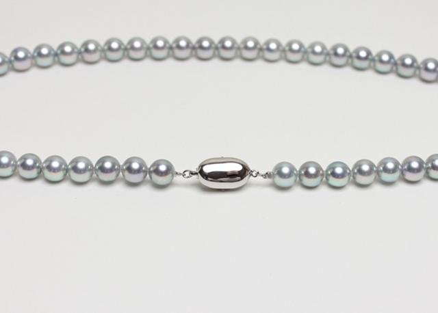 パールハヤシ 7.5〜8mm アコヤ真珠 グレーブルーネックレス 指定日不可 送料無料 パール ネックレス 真珠 ブラックフォーマル お取り寄せ メーカー直送_4